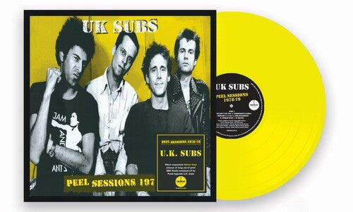UK Subs - Peel Sessions [Yellow] Vinyl Record