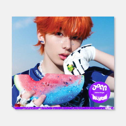 the album cover for Aoen - The Blue Sun The Sun Version - Kyosuke Version