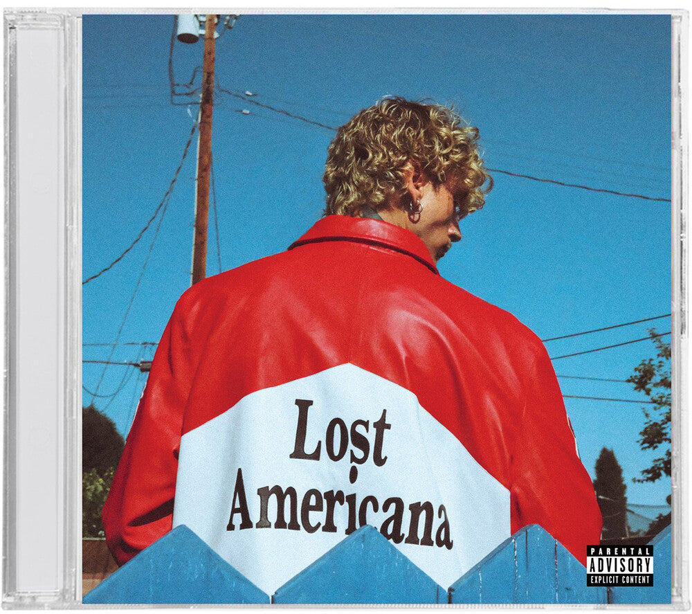 the album cover for mgk - lost americana