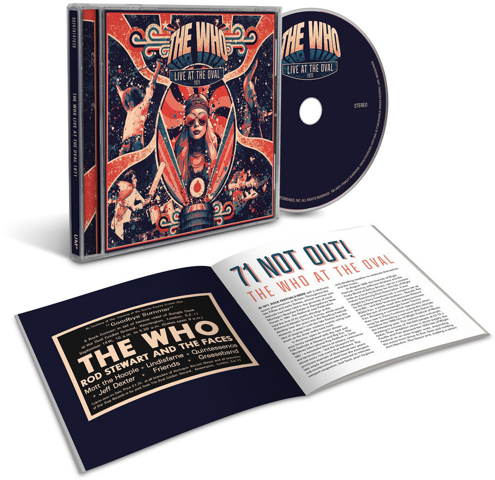the album cover for The Who - Live at the Oval 1971