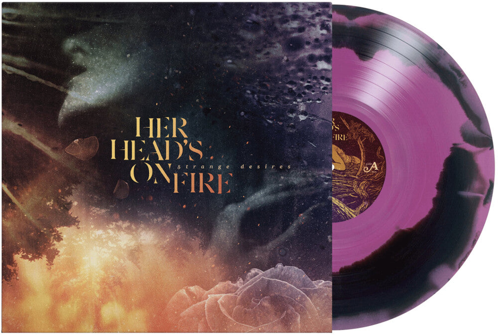 Her Head's On Fire - Strange Desires (Blk) [Colored Vinyl] (Purp) Vinyl Record
