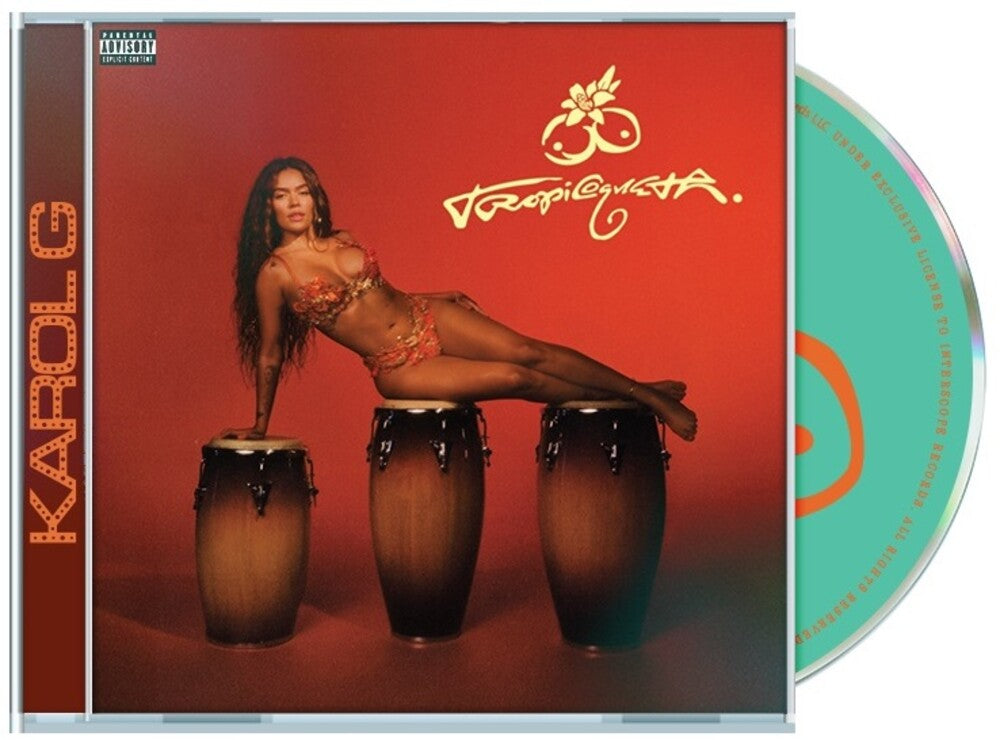the album cover for Karol G - Tropicoqueta