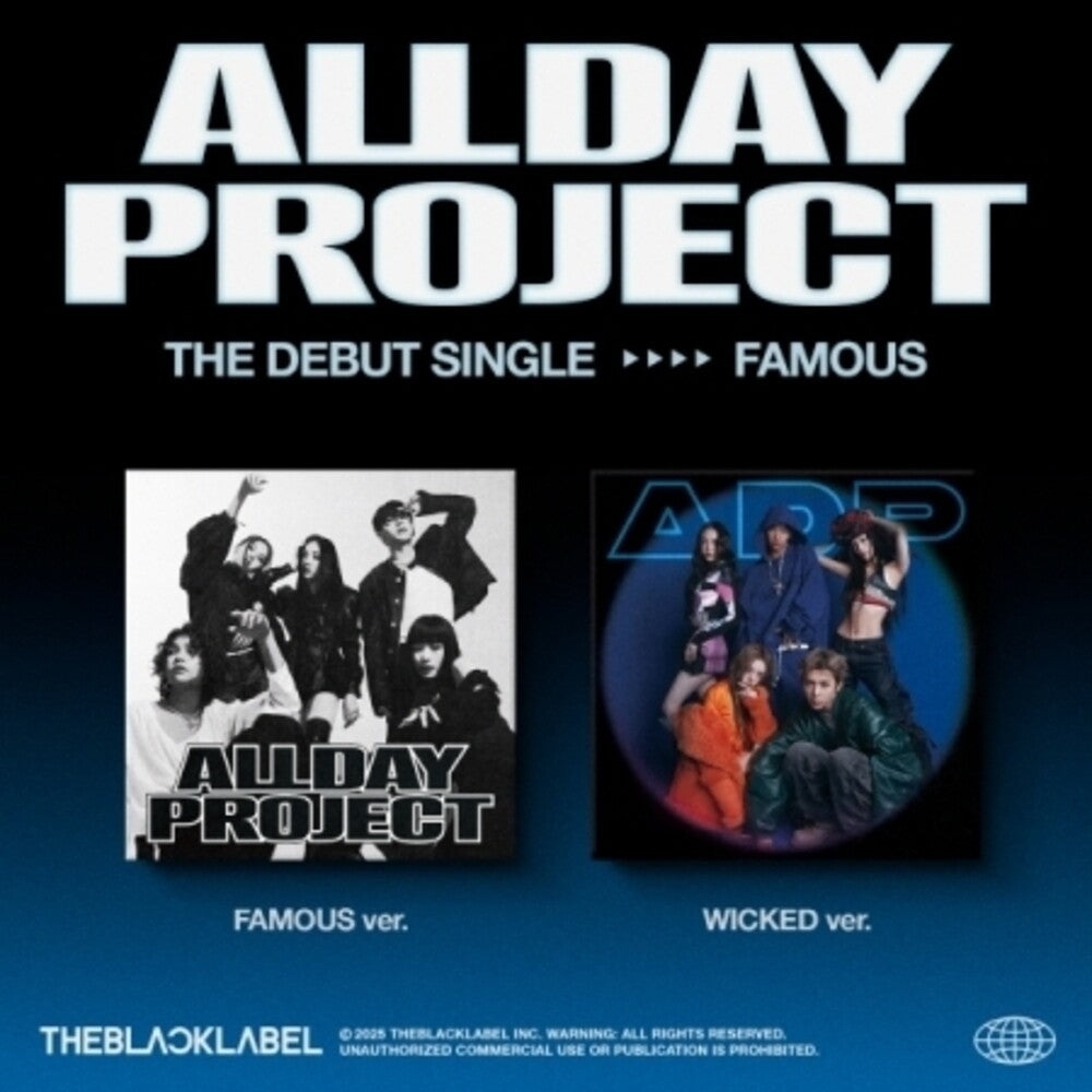 the album cover for Allday Project - Famous - Random Cover (Post) (Stic) (Pcrd) (Phob)