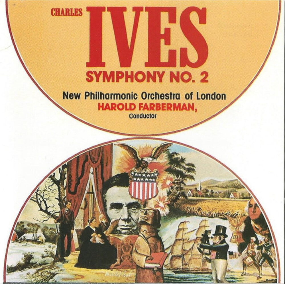 the album cover for New Philharmonia Orchestra - Ives: Symphony No. 2
