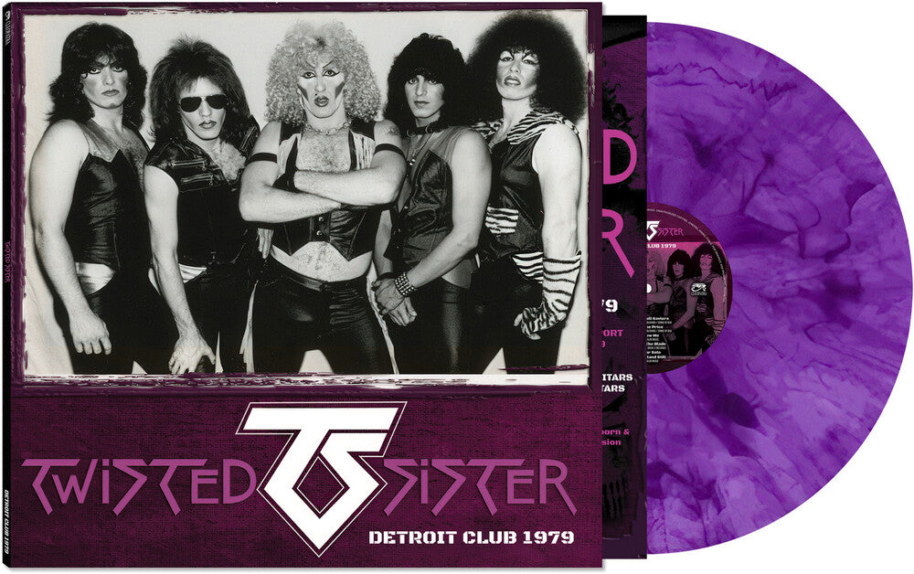 Twisted Sister - Detroit Club 1979 [Purple Marble LP] Vinyl Record