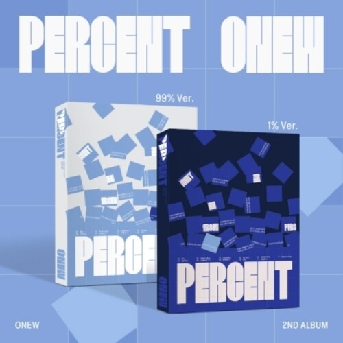 Onew - Percent - Photobook Version - Random Cover - Music CD