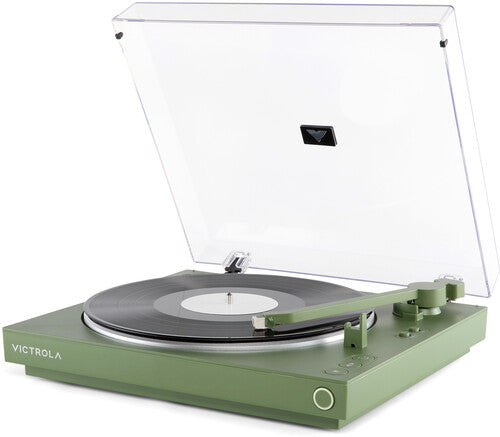Victrola Vpt800grn Automatic Bluetooth Turntable Record Player Green (VPT-800GRN) - Turntable