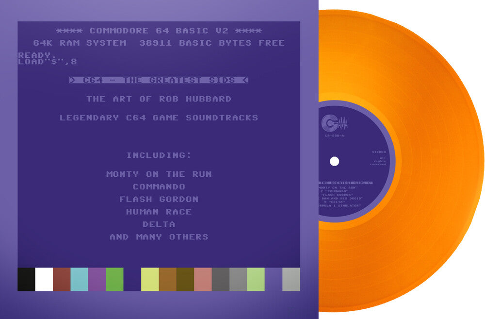 C64 Greatest Sids: Art Of Rob Hubbard - Orange [LP] Vinyl Record