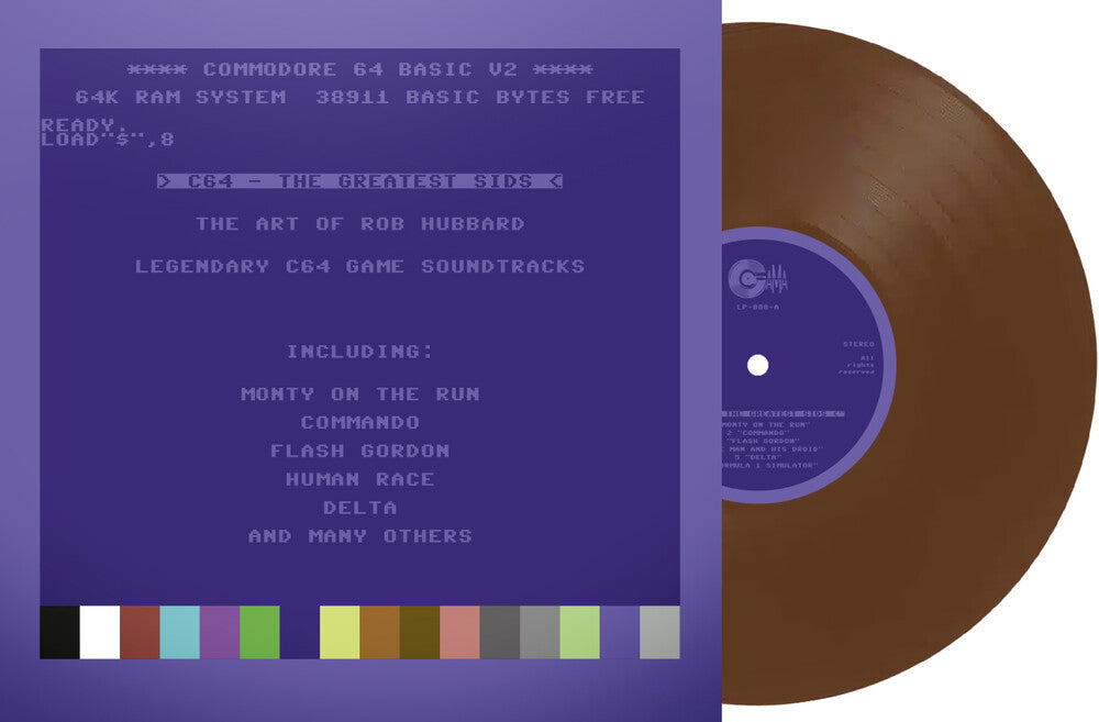 C64 Greatest Sids: Art Of Rob Hubbard - Brown [LP] Vinyl Record