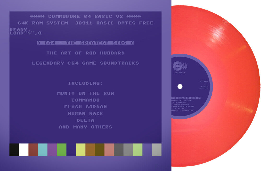 C64 Greatest Sids: Art Of Rob Hubbard - Light Red [LP] Vinyl Record
