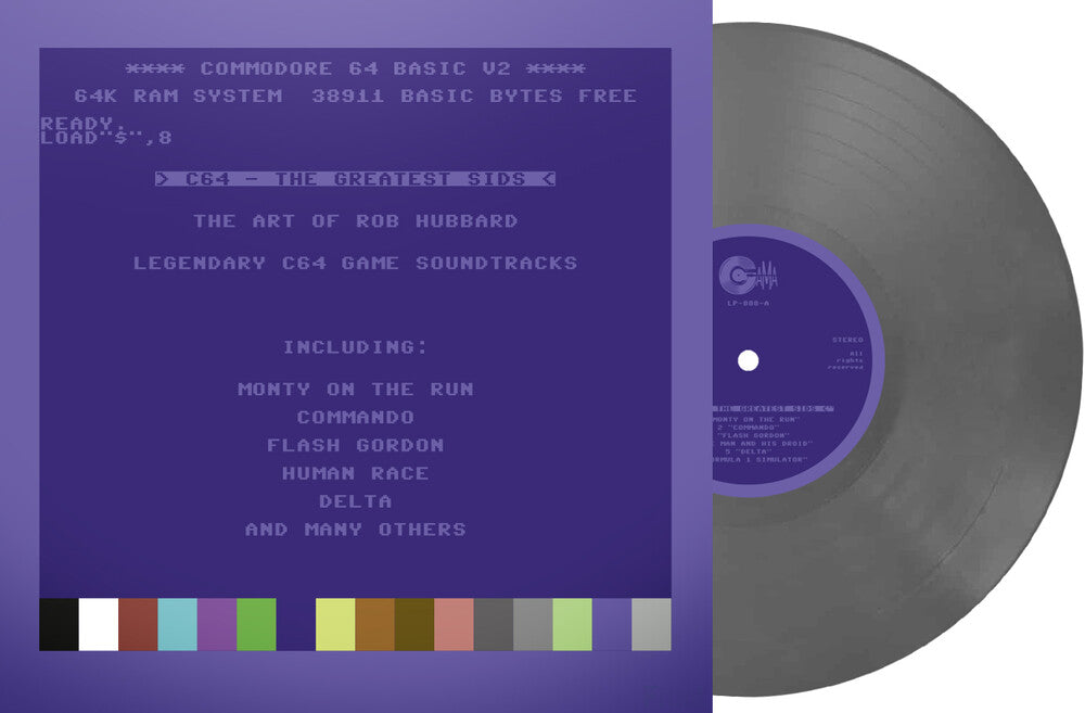 C64 Greatest Sids: Art Of Rob Hubbard - Grey Vinyl [LP] Vinyl Record
