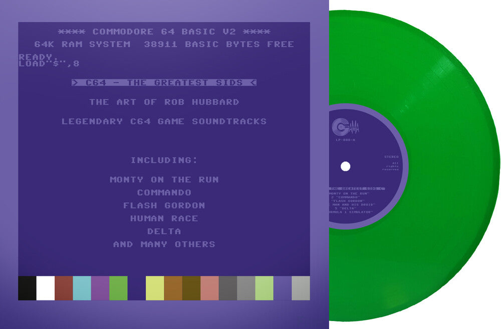 C64 Greatest Sids: The Art Of Rob Hubbard - Limited To 100 Handnumbered Edition (Light Green Vinyl) [LP] Vinyl Record