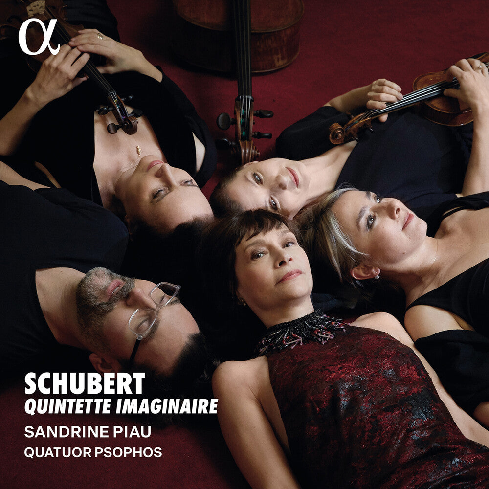 the album cover for Piau, Sandrine - Schubert: Quintette imaginaire