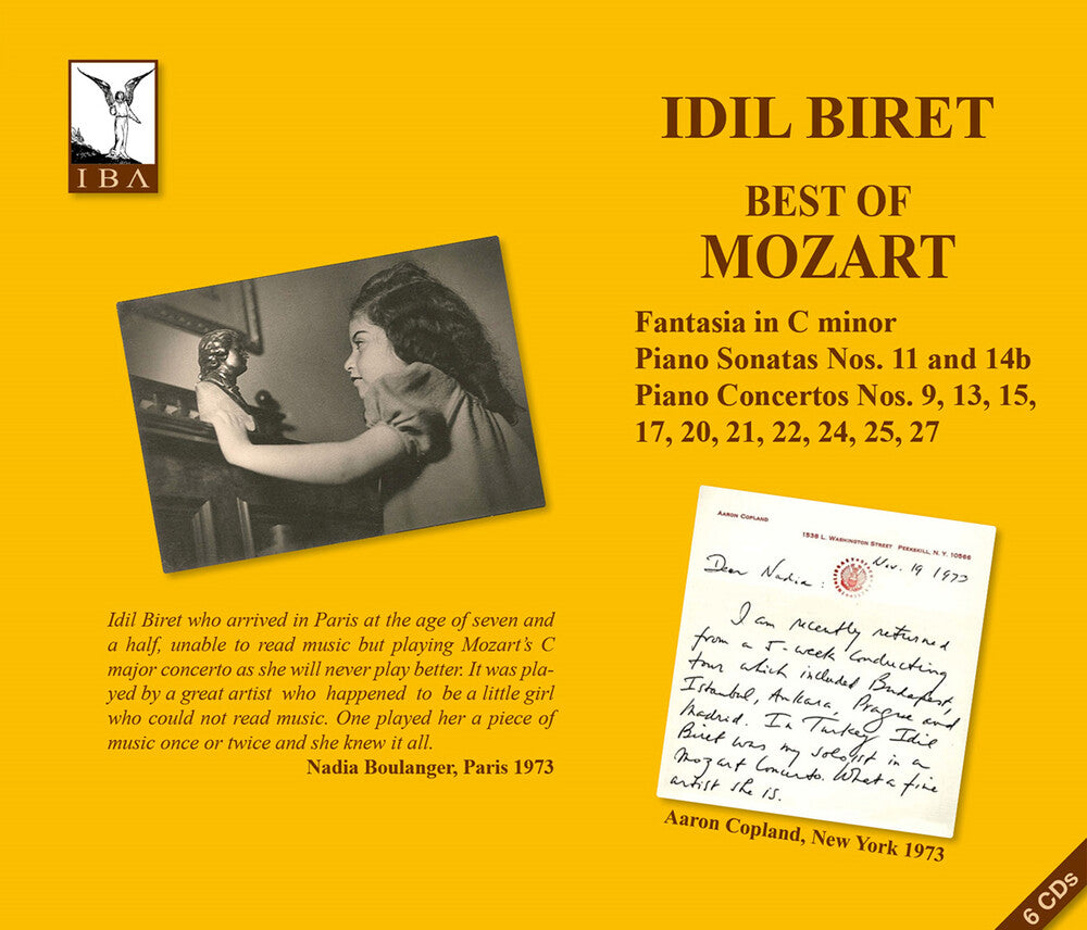 the album cover for Idil Biret - Idil Biret - Best Of Mozart