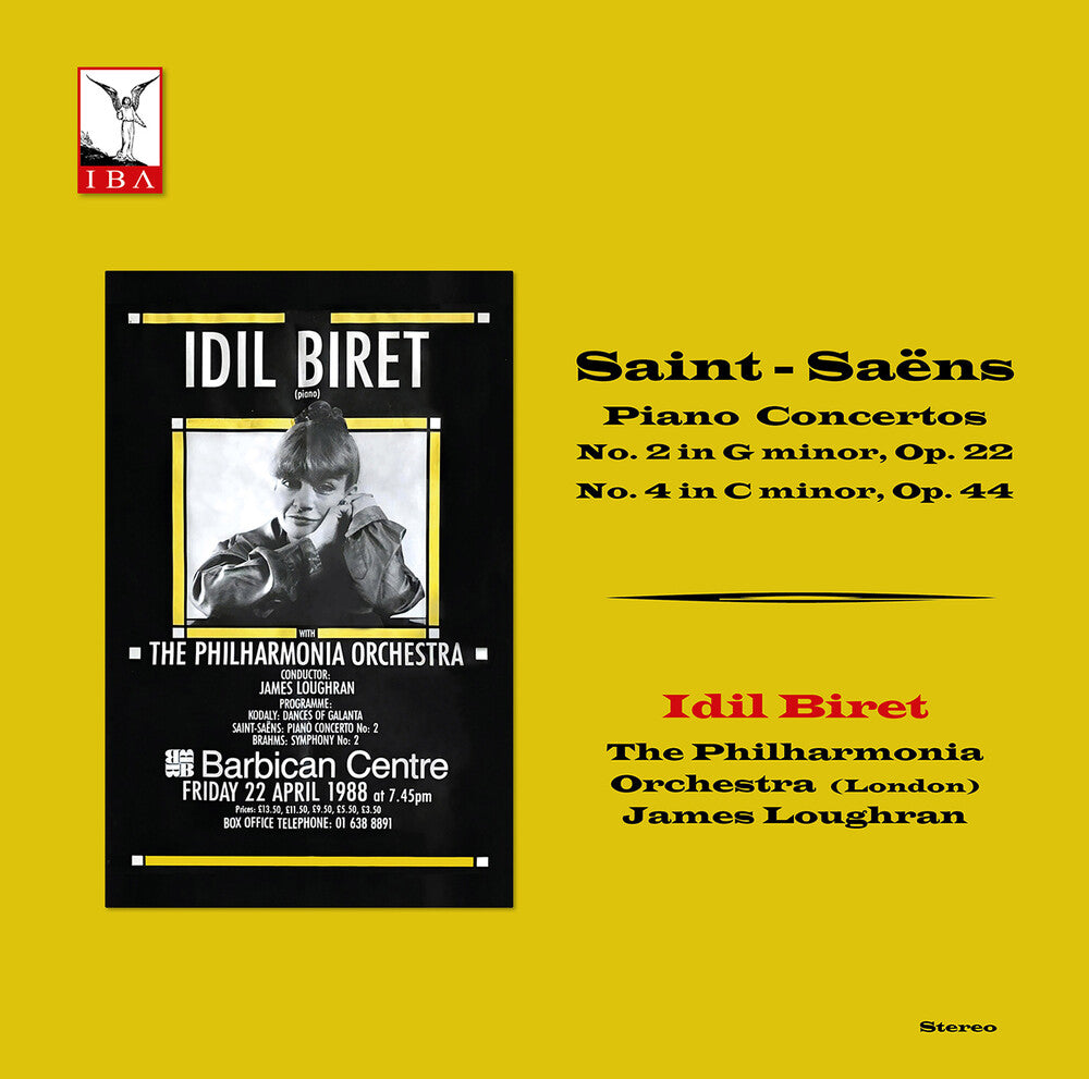 the album cover for Idil Biret - Saint-Saens: Pno Cons Nos. 2 & 4