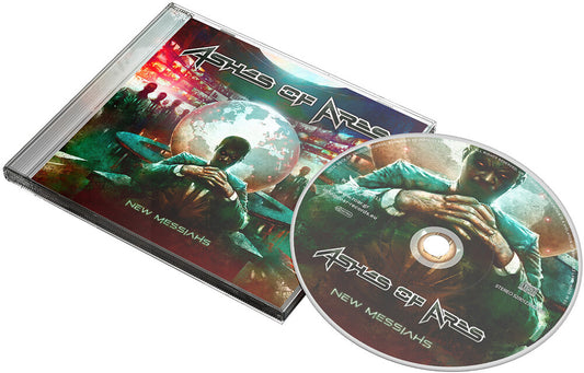 the album cover for Ashes Of Ares - New Messiahs [CD]