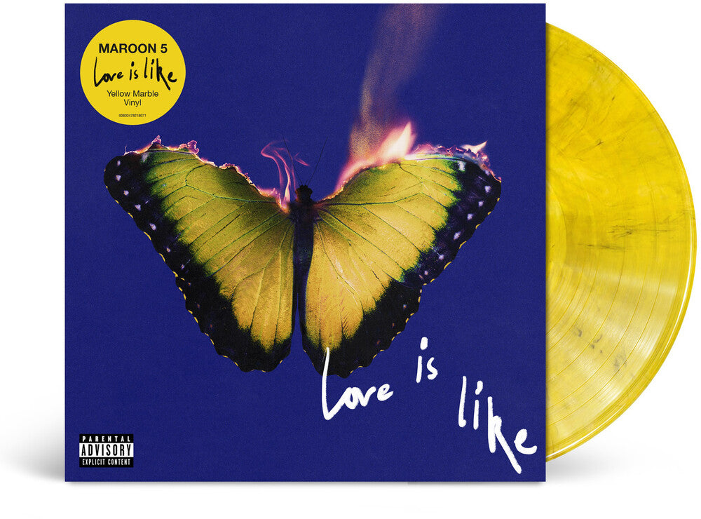 Maroon 5 - Love Is Like [Yellow Marble LP] Vinyl Record