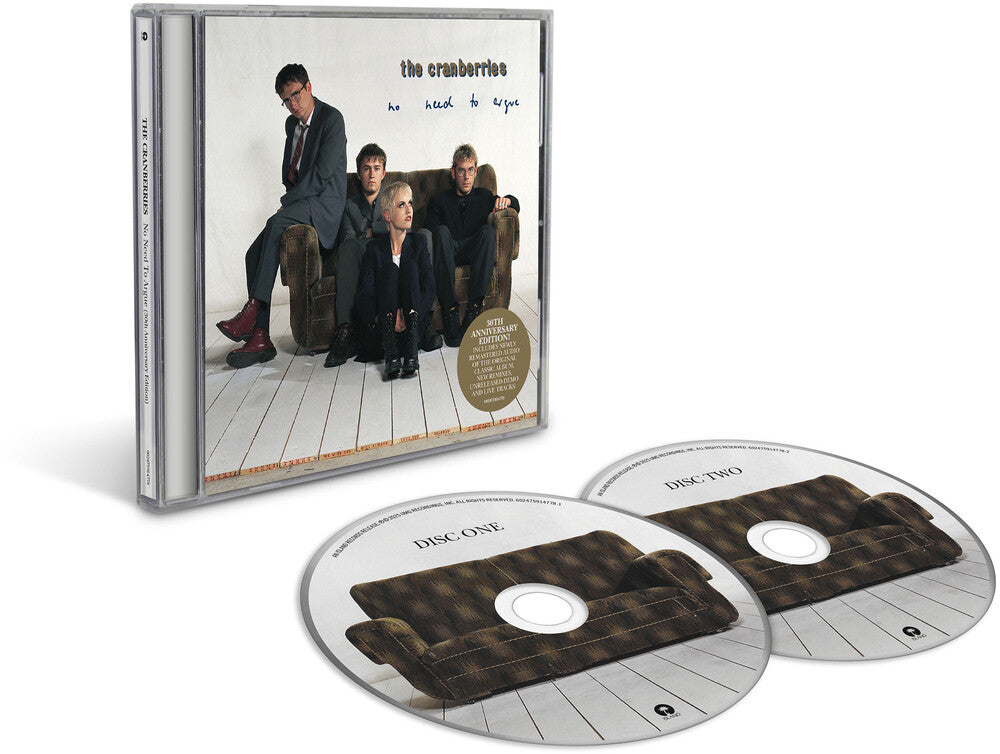 the album cover for The Cranberries - No Need To Argue (30th Anniversary Edition) -  [Deluxe 2 CD]