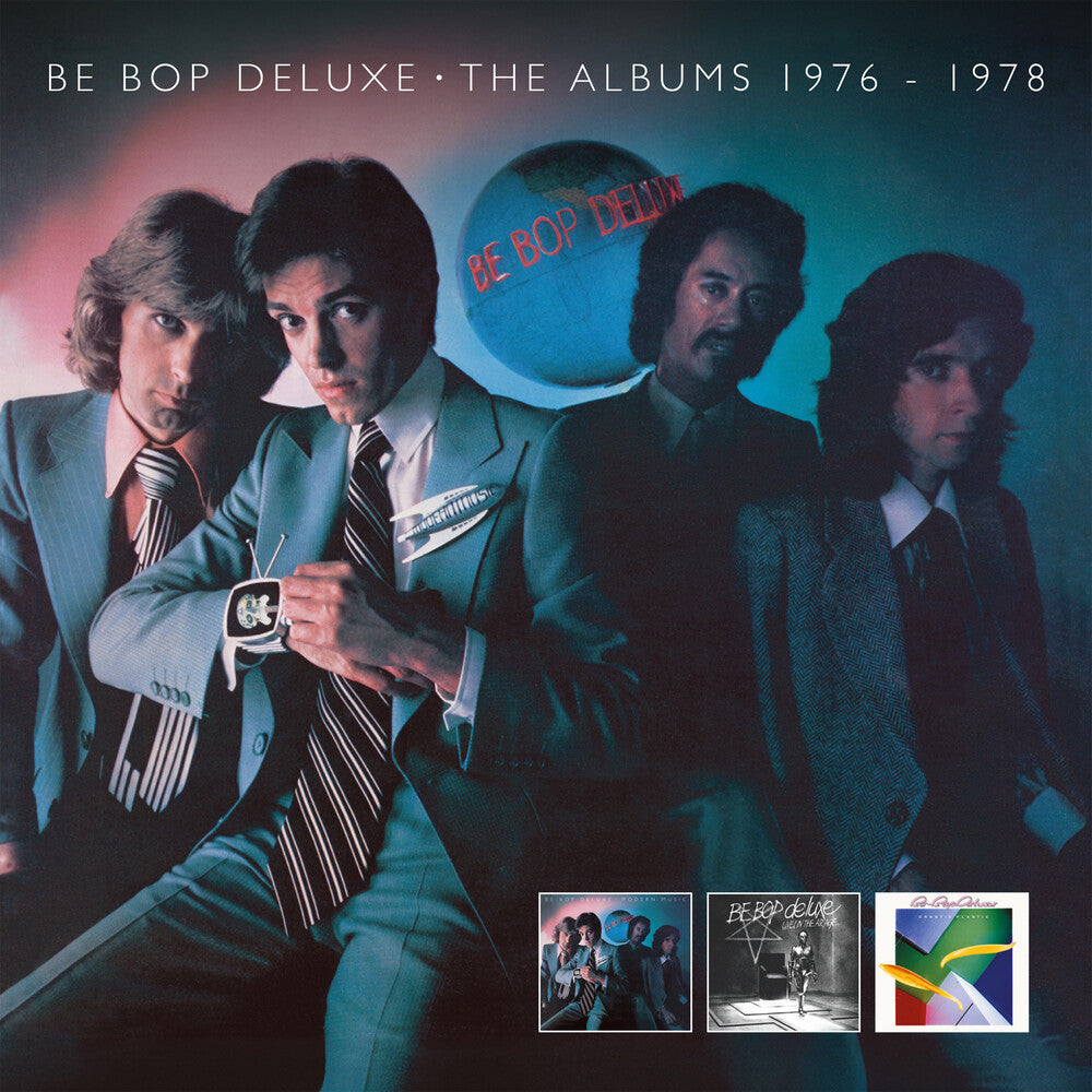 the album cover for Be Bop Deluxe - Albums 1976-1978 (Uk)