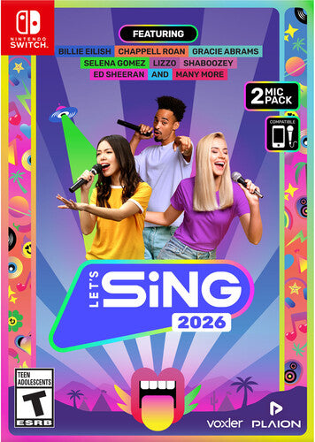 Swi Lets Sing 2026 + 2 Mics - Swi Lets Sing 2026 + 2 Mics - Video Game