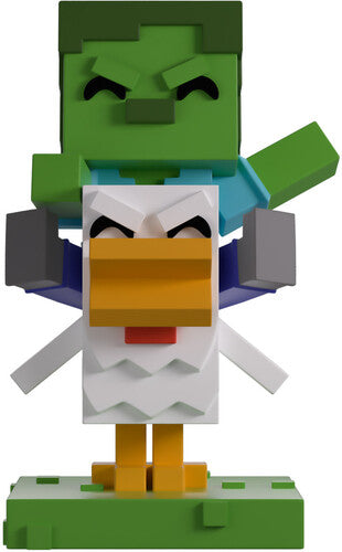 Youtooz - Minecraft Chicken Jockey Vinyl Figure - Youtooz - Minecraft Chicken Jockey Vinyl Figure - Collectibles