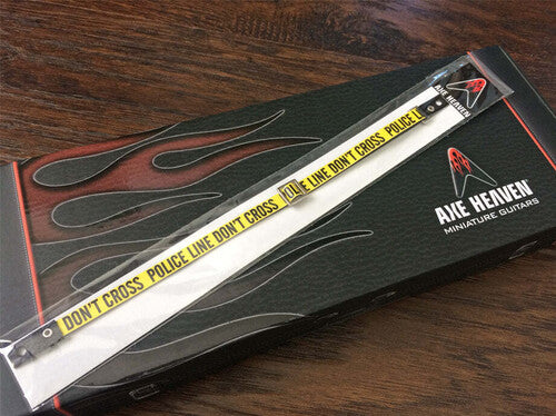 Axe Heaven Police Line Mini Guitar Strap Replica - Axe Heaven Police Line Mini Guitar Strap Replica - Collectibles