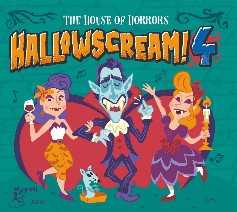 the album cover for Halloscream 04: The House of Horror / Various - Halloscream 04: The House Of Horror (Various Artists)