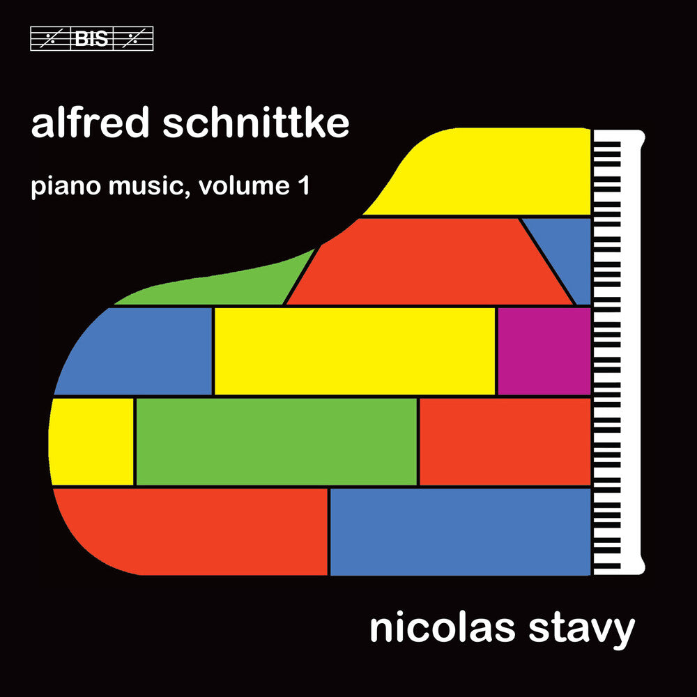 the album cover for Nicolas Stavy - Alfred Schnittke: Pno Music Vol. 1