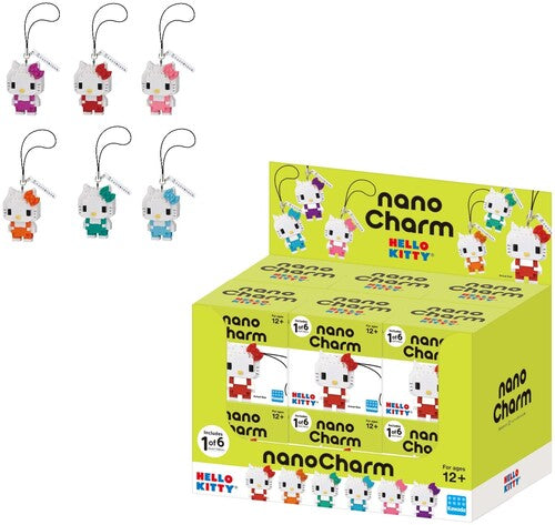 Nanocharm Hello Kitty Colors (box/12) Blindbox Dis - Nanocharm Hello Kitty Colors (box/12) Blindbox Dis - Collectibles