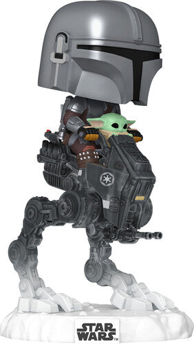 Pop Rides Deluxe Star Wars Mandalorian & Grogu - Pop Rides Dlx Star Wars Mandalorian & Grogu Pop 1 - Collectibles