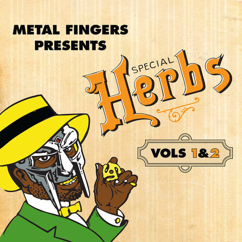 MF Doom - Metal Fingers Presents: Special Herbs Vol. 1 & 2 [2LP Mustard Yellow] Vinyl Record