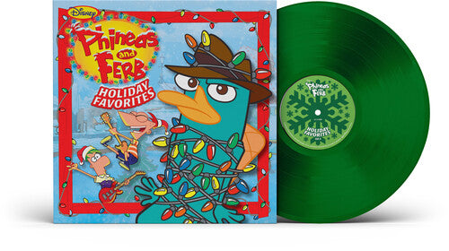 Various Artists - Phineas And Ferb: Holiday Favorites [Green] Vinyl Record