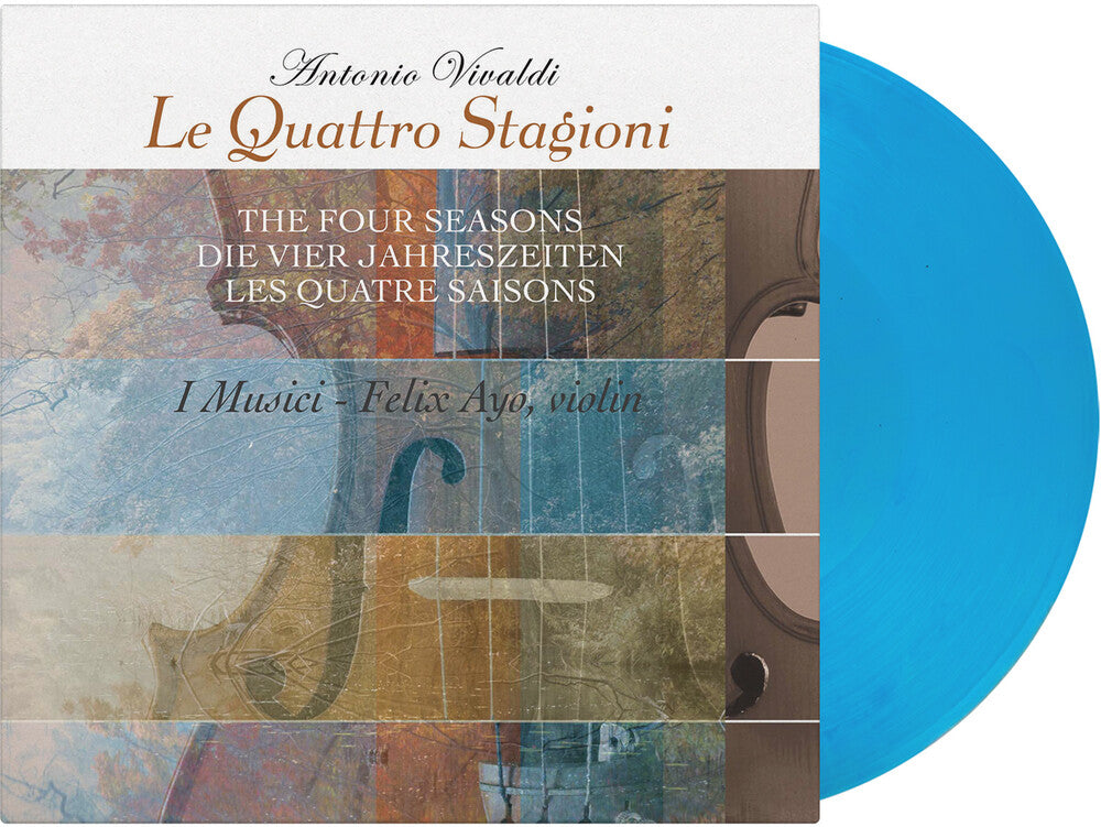 Vivaldi: Four Seasons - Crystal Clear & Blue Vinyl [LP] Vinyl Record