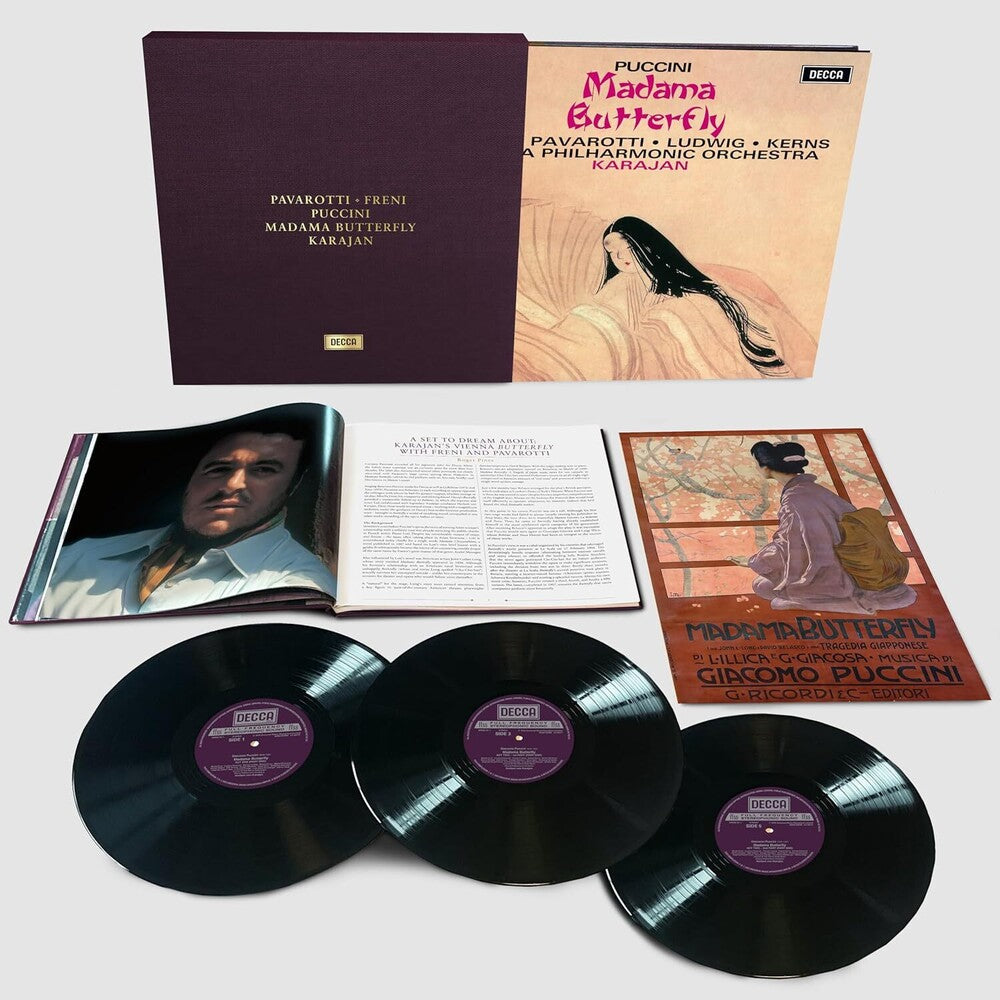 Freni /Pavarotti / Wiener Philharmoniker - Puccini: Madama Butterfly [180g 3 LP] Vinyl Record