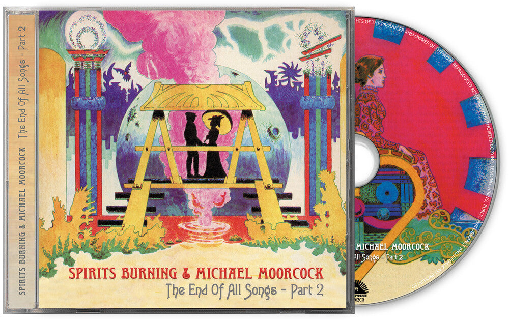 the album cover for Spirits Burning &amp; Michael Moorcock - The End Of All Songs - Part 2