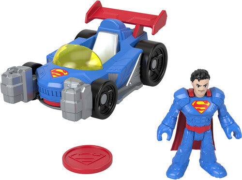 Imaginext Dc Super Friends - Imx Dc Super Friends Superman Supermobile Vehicle - Collectibles