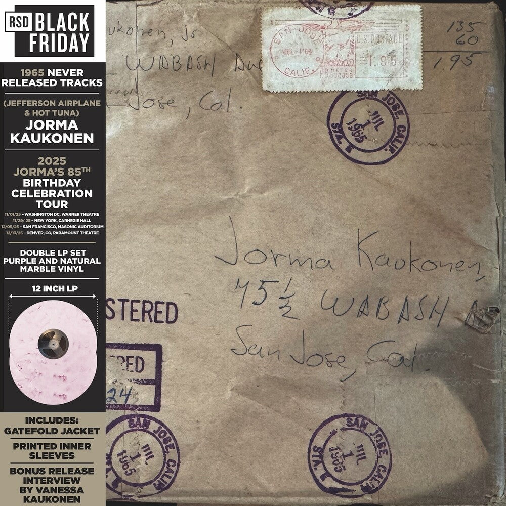 Jorma Kaukonen - Wabash Avenue: 1965 Never Released Tracks [RSD] Vinyl Record