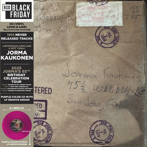 Kaukonen,jorma - Wabash Avenue: 1965 Never Released Tracks - Music CD