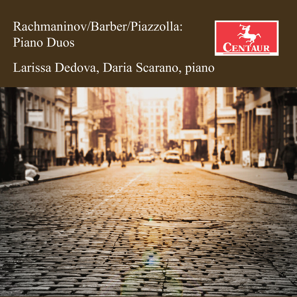 Rachmaninoff Barber & Piazzolla: Pno Duos Music CD
