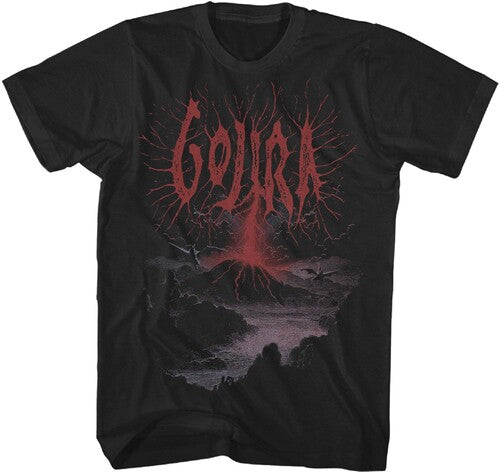 Gojira Volcano Tshirt Extra Large Blk 23goj018a4 - Gojira Volcano Tshirt Extra Large Blk 23goj018a4 - Apparel