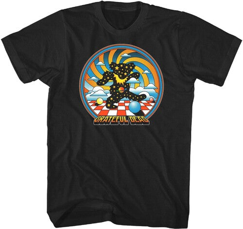 Grateful Dead Space Bear Tshirt Lg Blk 23gfd013a3 - Grateful Dead Space Bear Tshirt Lg Blk 23gfd013a3 - Apparel