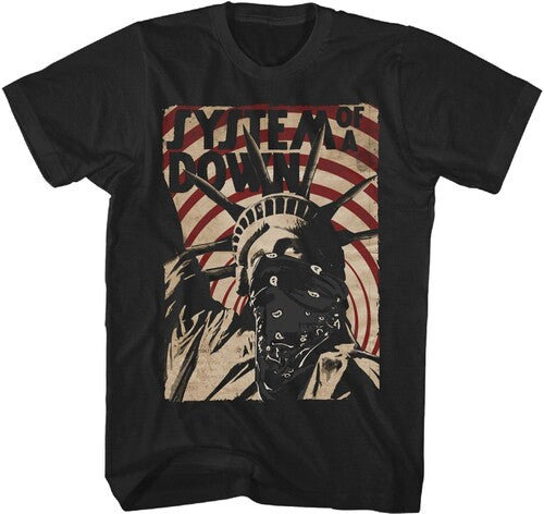 System Of A Down Liberty Tshirt Lg 18soad055a3 - System Of A Down Liberty Tshirt Lg 18soad055a3 - Apparel