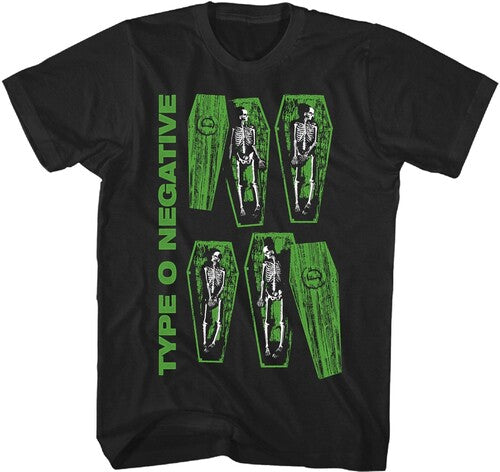 Type O Negative Coffin Tshirt 3xl Blk 23ton034a6 - Type O Negative Coffin Tshirt 3xl Blk 23ton034a6 - Apparel