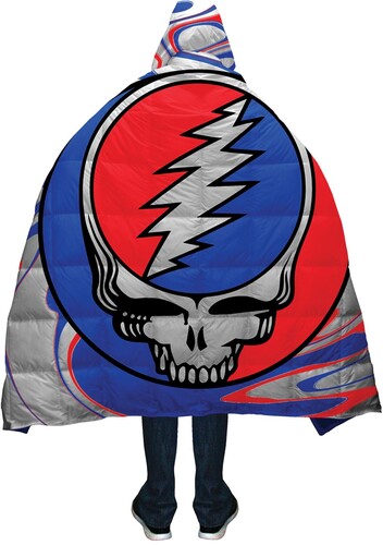 Grateful Dead Steal Face Poncho Osfa Slv 2403gfd - Grateful Dead Steal Face Poncho Osfa Slv 2403gfd - Apparel