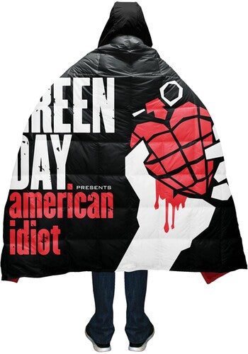 Green Day American Idiot Poncho Osfa Blk 2403gd - Green Day American Idiot Poncho Osfa Blk 2403gd - Apparel