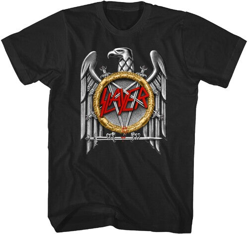 Slayer Silver Eagle Tshirt 3xl Blk Ts4416slaa6 - Slayer Silver Eagle Tshirt 3xl Blk Ts4416slaa6 - Apparel