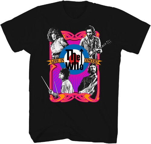 Who Live In Concert Tshirt 2xl Blk 15841155a5 - Who Live In Concert Tshirt 2xl Blk 15841155a5 - Apparel