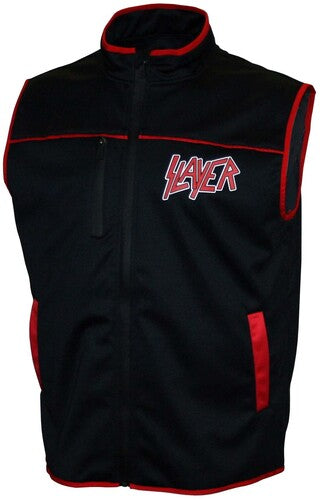 Slayer Silver Eagle Vest With Large Blk M2428slra3 - Slayer Silver Eagle Vest With Large Blk M2428slra3 - Apparel