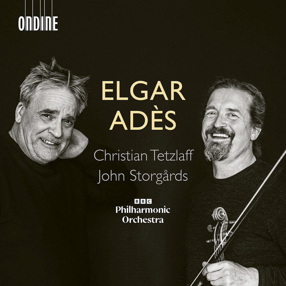 the album cover for Christian Tetzlaff - Elgar & Ades: Vn Cons