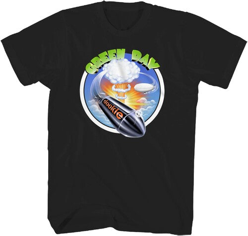 Green Day Dookie Rocket Tshirt Xl Blk 23gd014a4 - Green Day Dookie Rocket Tshirt Xl Blk 23gd014a4 - Apparel